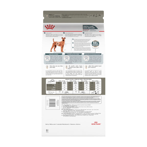 MOYEN SOIN DENTAIRE – nourriture sèche pour chiens, 12.7 kg, (28 lb)