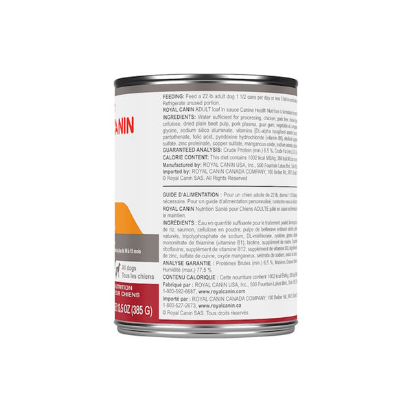 ADULTE PÂTÉ EN SAUCE – nourriture en conserve pour chiens, 385 g, (13.5 oz)