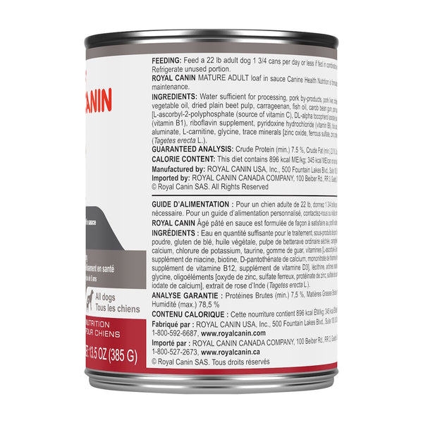 ÂGÉ PÂTÉ EN SAUCE – nourriture en conserve pour chiens, 385 g, (13.5 oz)