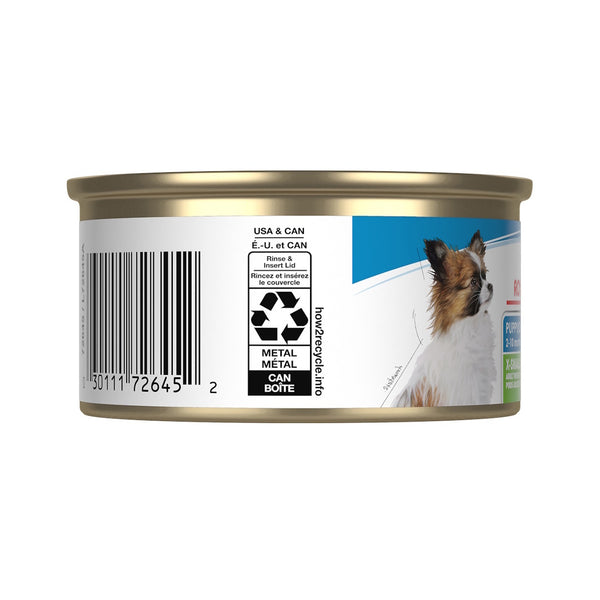 X-PETIT CHIOT FINES TRANCHES EN SAUCE – nourriture en conserve pour chiots, 85 g, (3 oz)