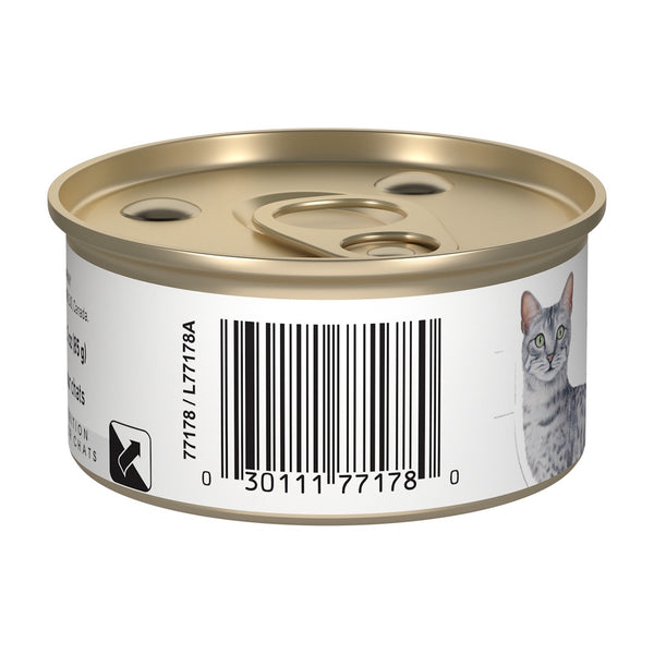 CHATS INTÉRIEUR ADULTE ÉMINCÉS EN SAUCE – nourriture en conserve pour chats, 85 g, (3 oz)