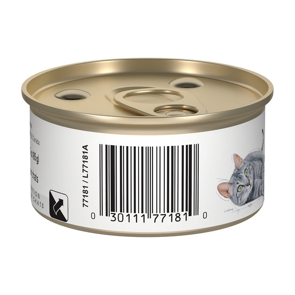 CHATS INTÉRIEUR 7+ ÉMINCÉS EN SAUCE – nourriture en conserve pour chats, 85 g, (3 oz)