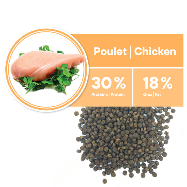 Nourriture pour chiot, miniature et petite races - poulet - Animatout