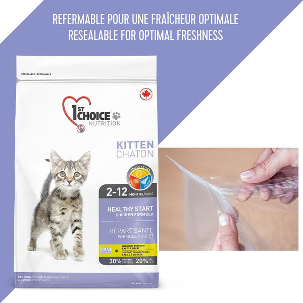 Nourriture pour chaton, départ santé - poulet