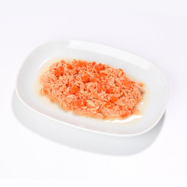 Nourriture humide pour chat HQS Natural - saumon et carottes au bouillon 70 g