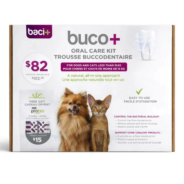 Buco+ Trousse Buccodentaire pour chat et petit chien