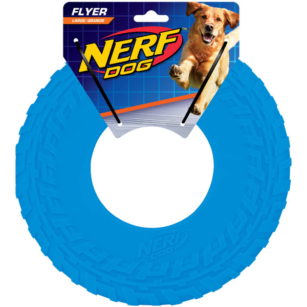 Frisbee Nerf Dog à texture de pneu 25,4 cm (10 po)