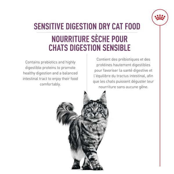 DIGESTION SENSIBLE – nourriture sèche pour chats