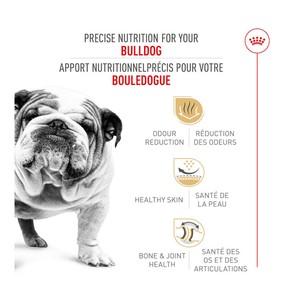 BOULEDOGUE ADULTE – nourriture sèche pour chiens, 13.6 kg, (30 lb)