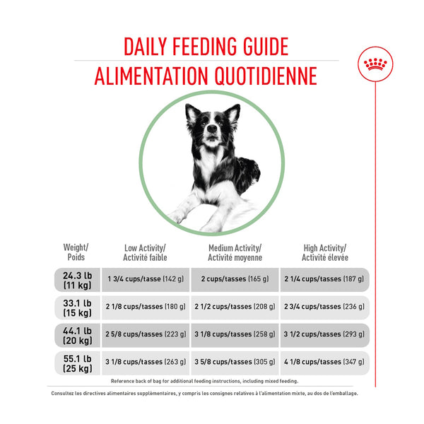 MOYEN SOIN DIGESTIF – nourriture sèche pour chiens
