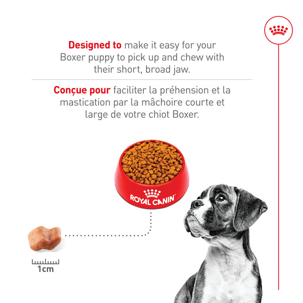 CHIOT BOXER – nourriture sèche pour chiots, 13.6 kg, (30 lb)