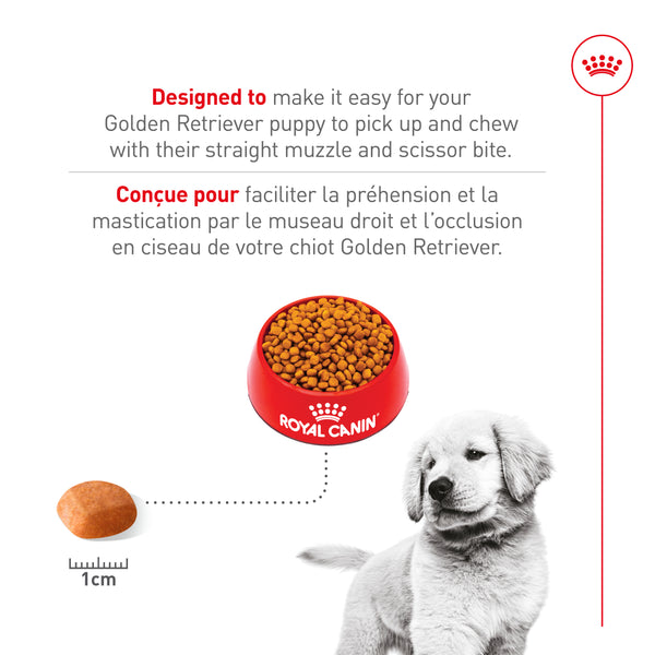 CHIOT GOLDEN RETRIEVER – nourriture sèche pour chiots, 13.6 kg, (30 lb)
