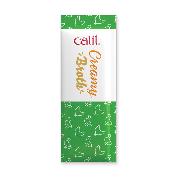 Nourriture humide pour chat bouillon assortis poulet paquet 12