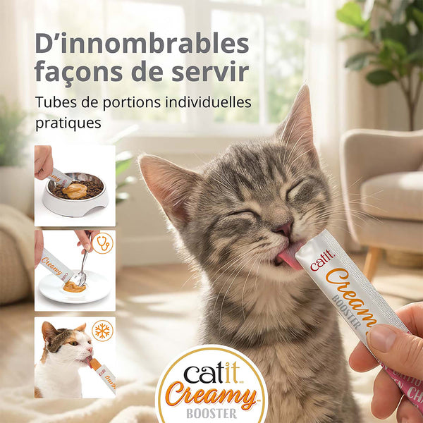 Gâteries pour chat booster thon chaton paquet 5
