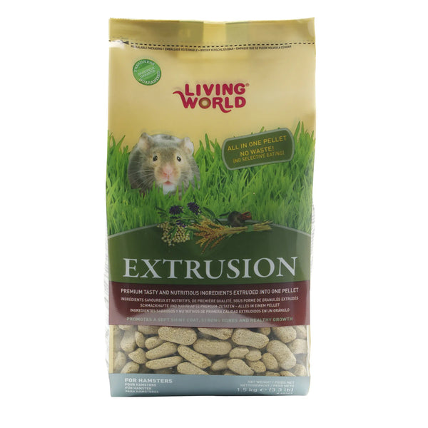 Aliment Extrusion pour hamsters, 1,5 kg (3,3 lb)