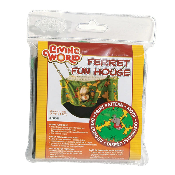 Maison de jeu pour furets, verte, 25 cm (10 po)