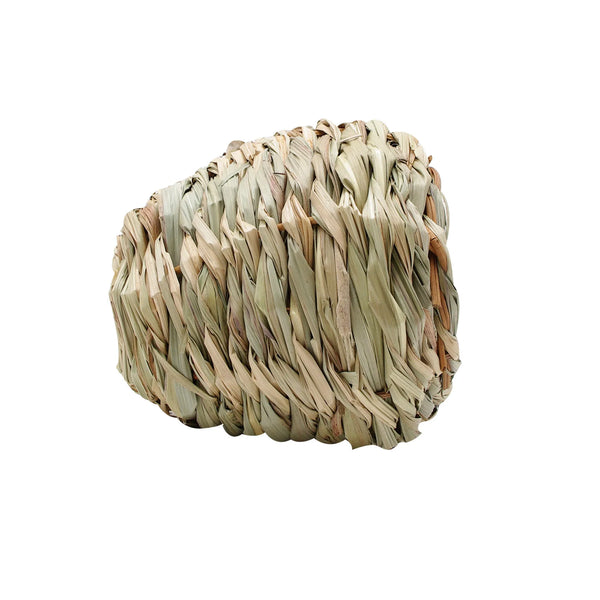 Hutte "Hangout" en jonc naturel tissé pour hamster et souris, petite