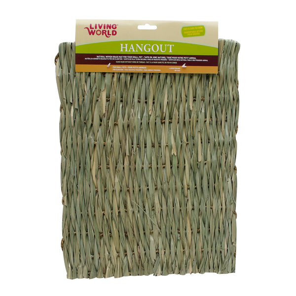 Tapis "Hangout" en jonc naturel tissé pour petits animaux