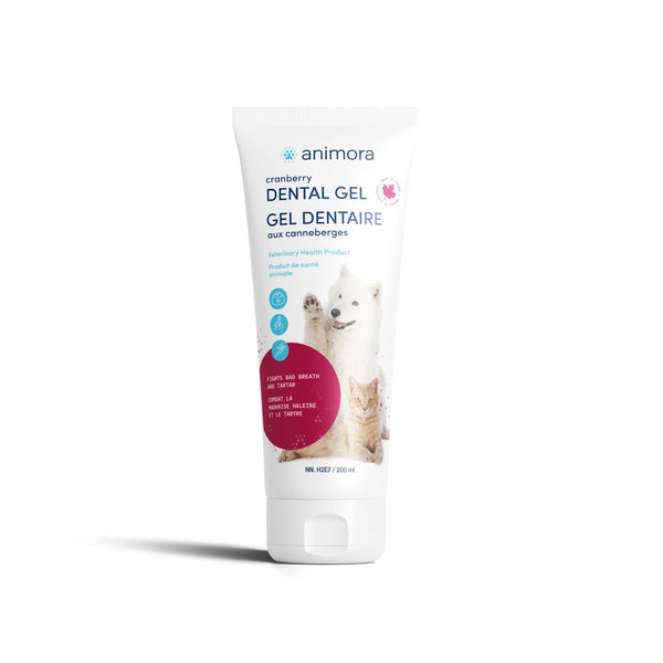 Gel dentaire aux canneberges pour chien et chat - Animatout