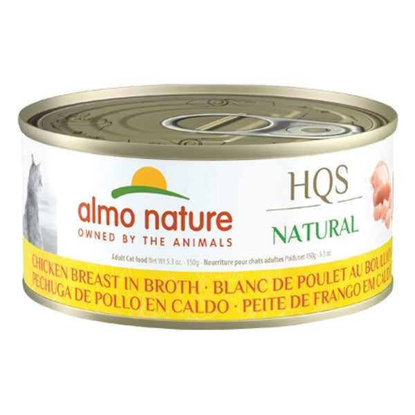 Nourriture humide pour chat HQS Natural - blanc de poulet au bouillon