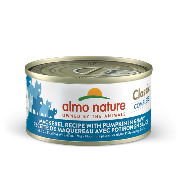 Nourriture humide pour chat Classic Complete - maquereau avec potiron en sauce - Animatout