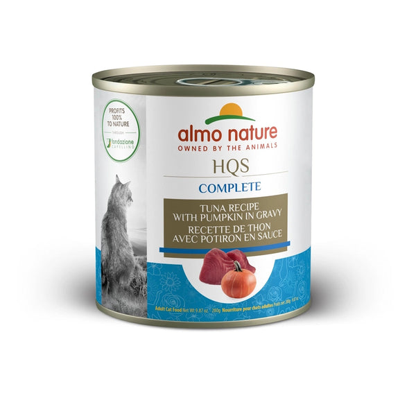 Nourriture humide pour chat HQS Complete - thon et citrouille en sauce - Animatout