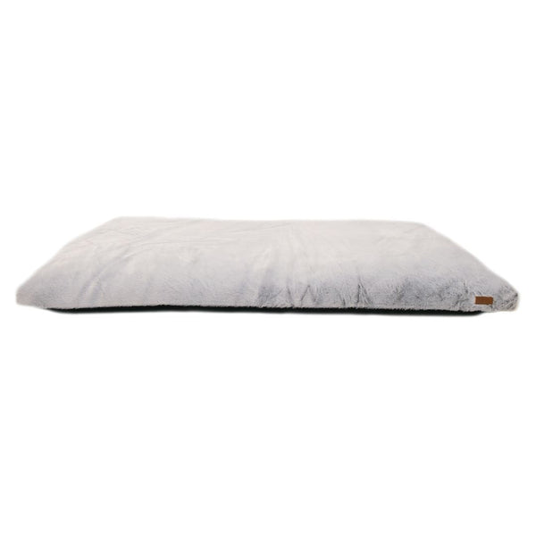 Lit plat pour chien Quartz, idéal pour les cages - gris