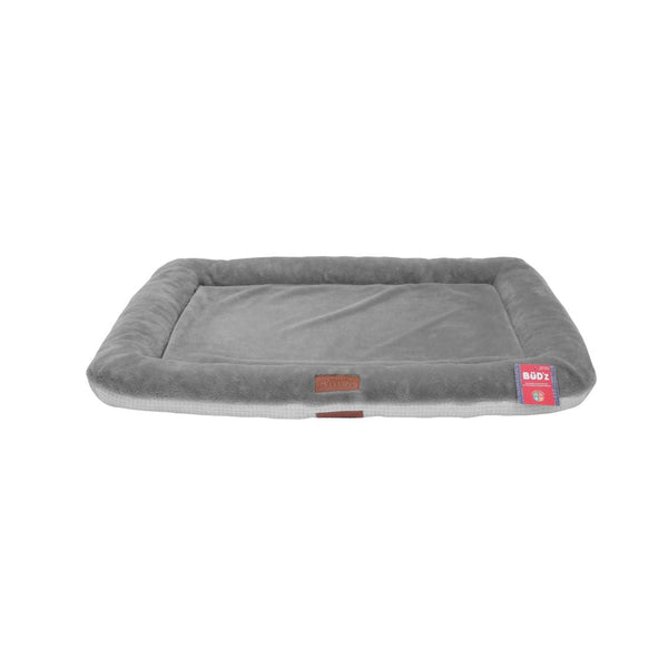 Lit pour chien réversible 4 saisons, fraîcheur & confort - gris boréal