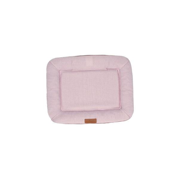 Lit pour chien réversible 4 saisons, fraîcheur & confort - rose mauve