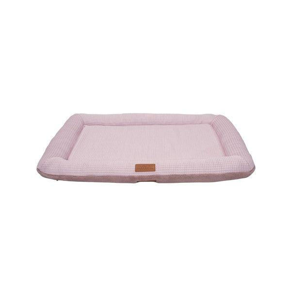 Lit pour chien réversible 4 saisons, fraîcheur & confort - rose mauve