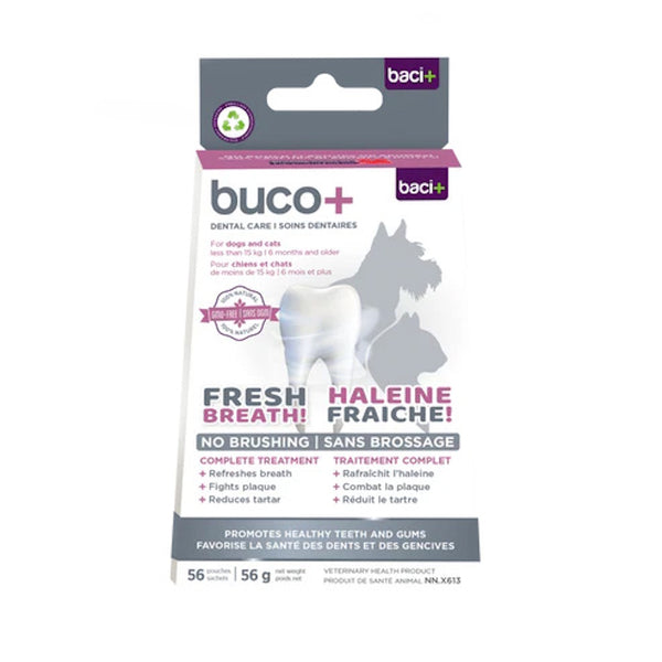 Buco+ pour chat et petit chien 100mg Traitement complet 56g