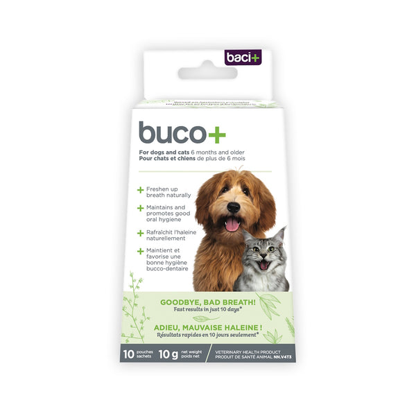 Buco+ Haleine fraîche 10 jours pour chat et chien 10g