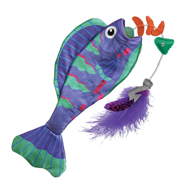 Jouet pour chats actif « Wrangler » poisson baudroie assortie