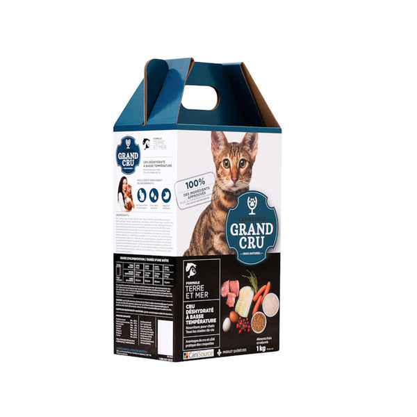 GRAND CRU NOURRITURE POUR CHAT TOUT STADE DE VIE - TERRE ET MER - Animatout