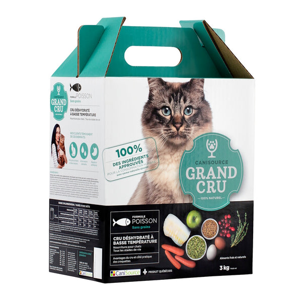GRAND CRU NOURRITURE POUR CHAT TOUT STADE DE VIE, SANS GRAINS - POISSON - Animatout