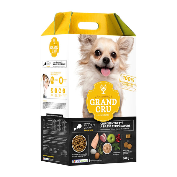 Grand Cru nourriture pour chien tout stade de vie, sans grains - poulet et canard