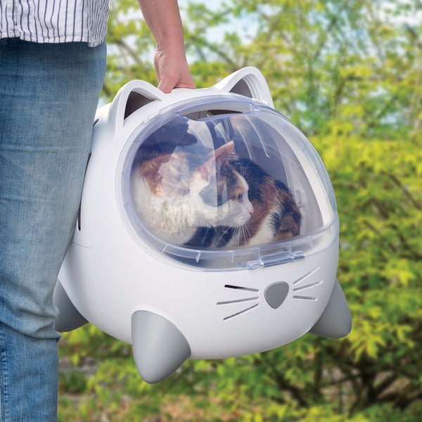 Catit PIXI Mio Lit et cage de transport 2 en 1 pour chats