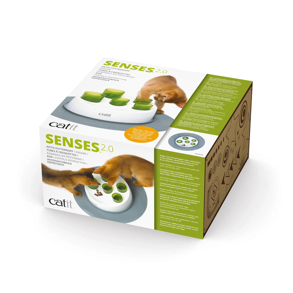 Tubes à croquettes pour chats Catit Senses 2.0
