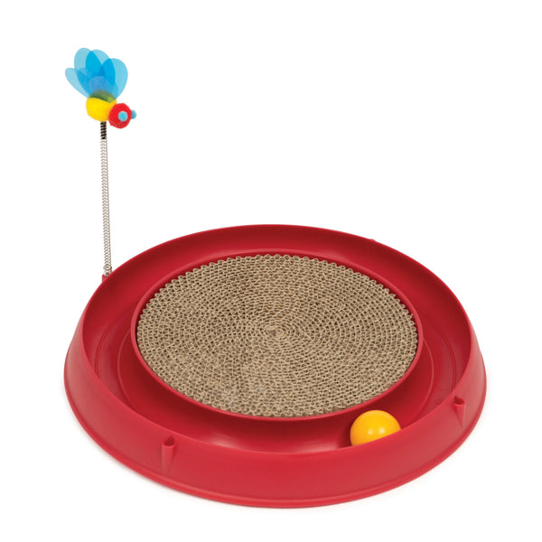 Circuit de jeu pour chats Catit Play avec balle et planche à griffer