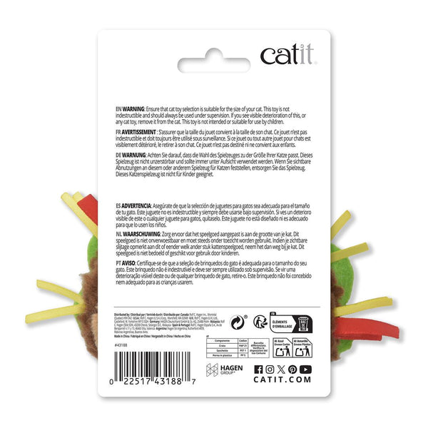 Jouet pour chats Catit, taco en peluche