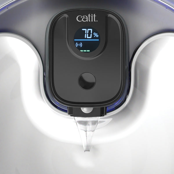 Abreuvoir sans fil PIXI en acier inoxydable avec clarificateur uvc, 5 l