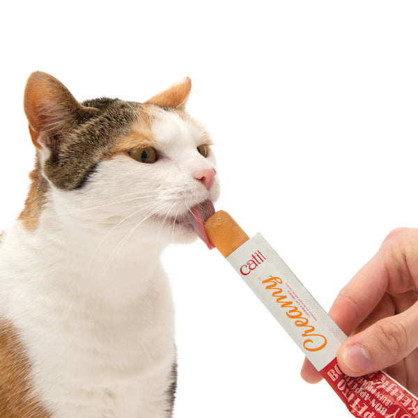 Gâteries crémeuses pour chat creamy à lécher, poulet et foie - Animatout