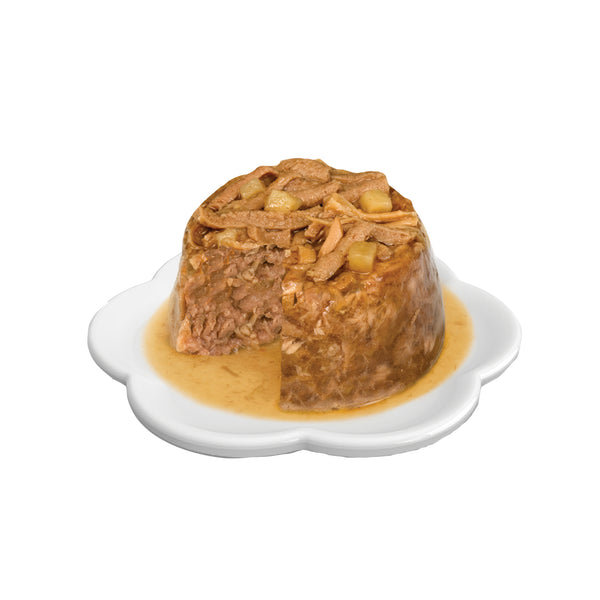 Repas de poulet pour chat avec canard et pommes de terre, 80 g - Animatout