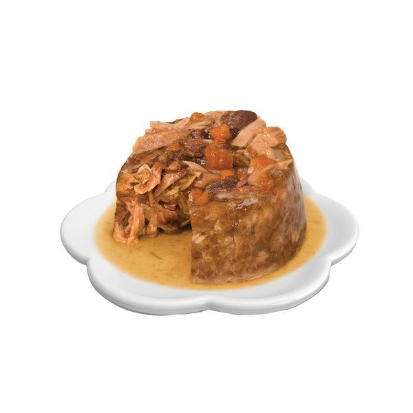 Repas de poisson pour chat avec thon et carottes, 80 g - Animatout