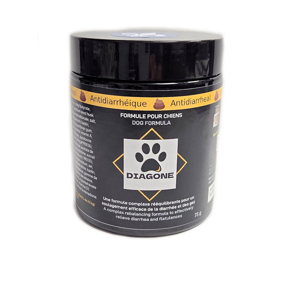 Diagone, supplément naturel anti-diarrhée pour chien 75 g
