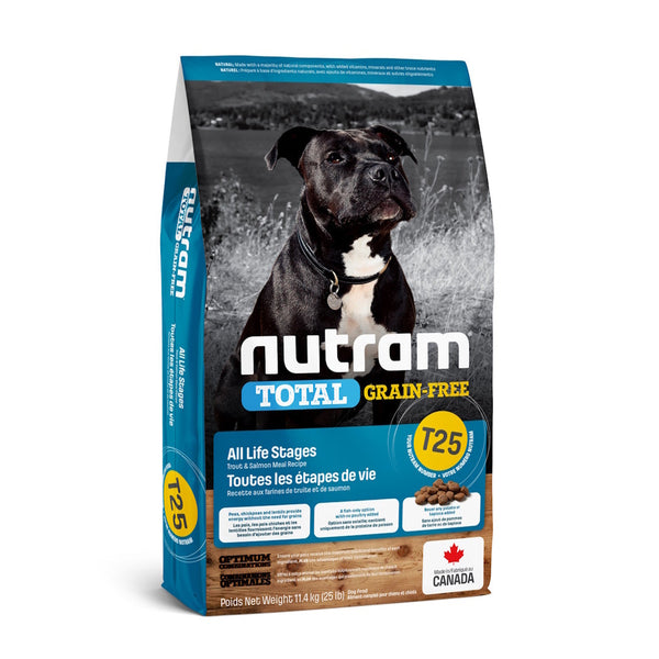 Nourriture pour chien sans grains TOTAL (T25), saumon & truite 25 lb