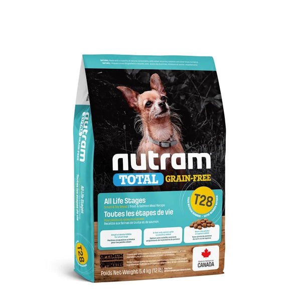 Nourriture sans grains pour chien de petite race TOTAL (T28), saumon & truite 12 lb