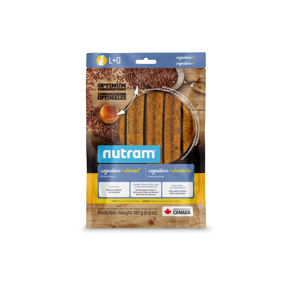 Gâteries pour chien combinaisons optimales cognitive+ dentaire, grand 187g