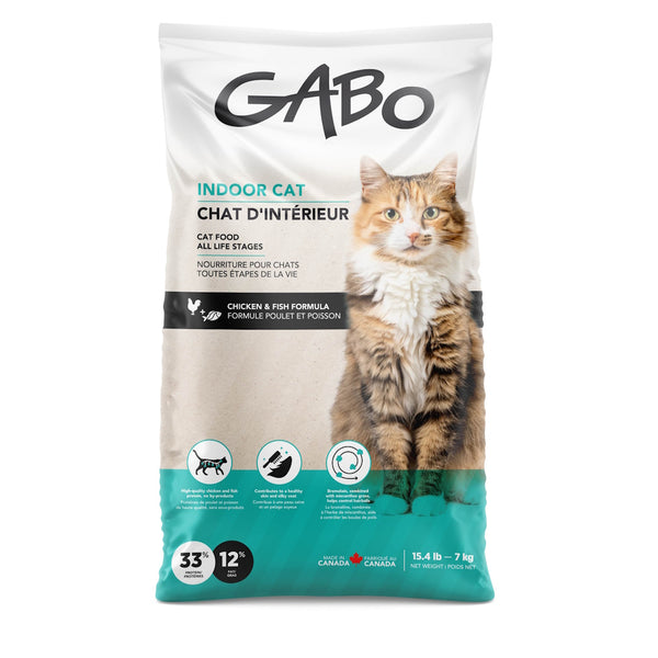 Nourriture pour chat & chaton, chat d'intérieur - poulet et poisson - Animatout