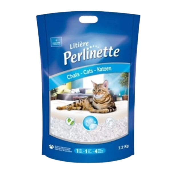 Litière de silice Perlinette pour chats adultes
